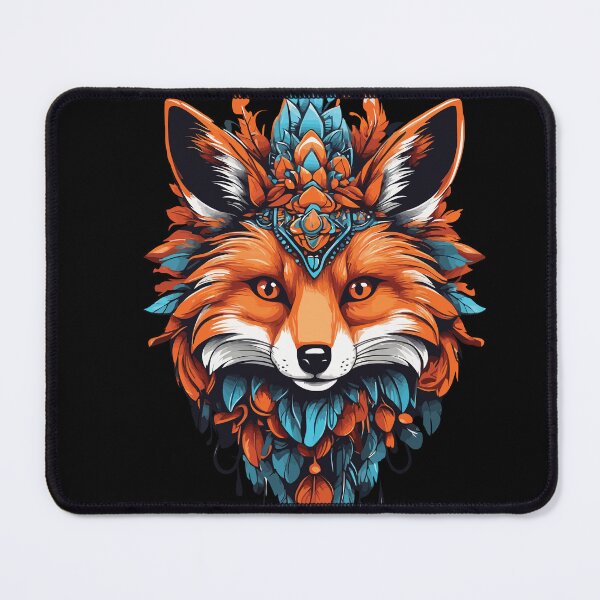 Item preview, Fox Spiritual Mandala Dream Catcher Design designed and sold by LuminOrb.