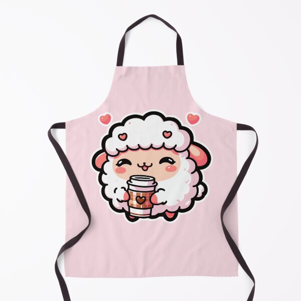 Item preview, Oveja linda kawaii tomando café 2 | Camiseta de mascotas y animales para hombres y mujeres designed and sold by panchiTWO.
