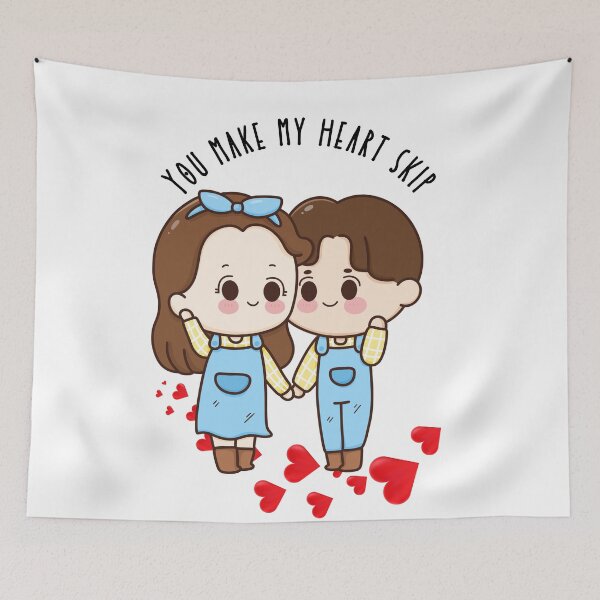 Item preview, You make my heart skip - Pibubear designed and sold by DunuStore.