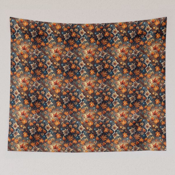 Item preview, A seamless pattern of autumn colored leaves in Phoenician design designed and sold by fotoryum.