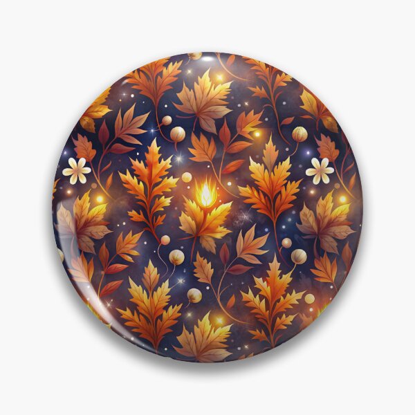 Item preview, A seamless pattern of autumn colored leaves in Phoenician design designed and sold by fotoryum.