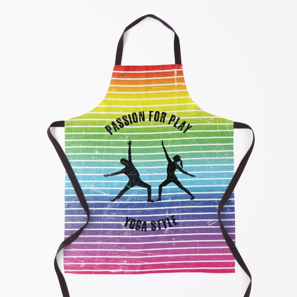 Item preview, Black silhouettes of a woman and a man practicing yoga designed and sold by HarridanCreates.