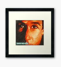 Trust No One. Framed Print