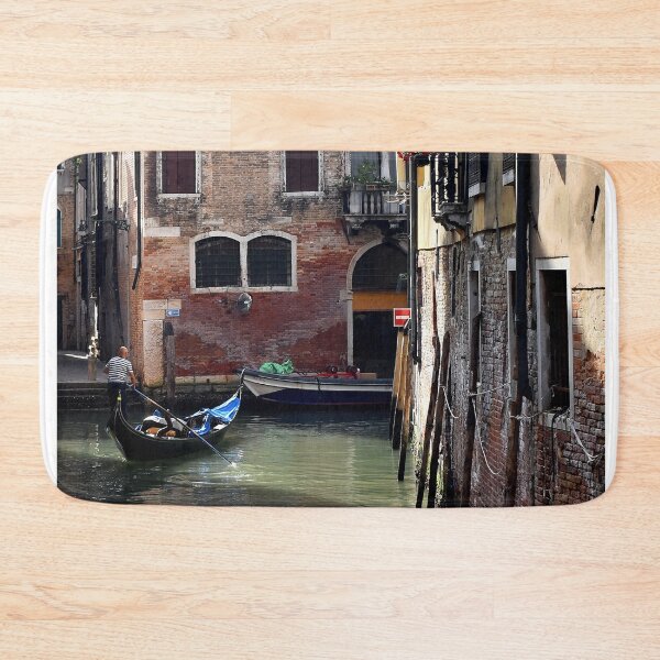 Item preview, Gondolier in the secret canals of Venice, Italy designed and sold by Karen  Espig.
