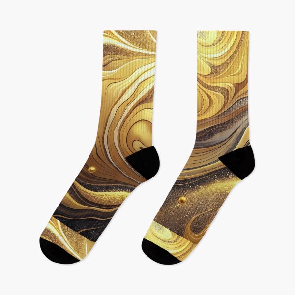 Item preview, Abstract Golden Swirls pattern designed and sold by Rostislav Bouda.