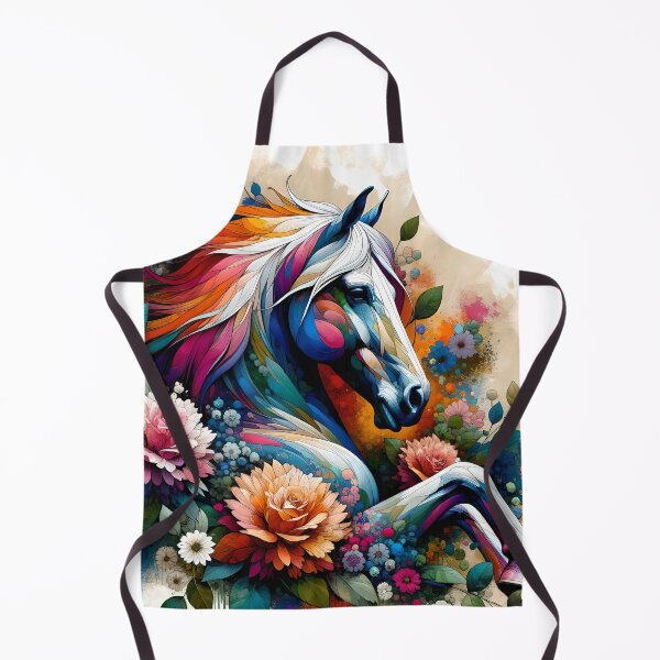 Artikelvorschau, Pferd mit schönen Blumen entworfen und verkauft von Pferde-Fanshop.