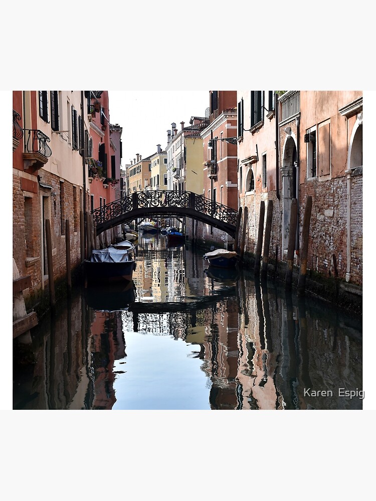 Thumbnail 5 of 5, Shower Curtain, Cannaregio in the Morning, Venice, Italy designed and sold by KarenEspig.