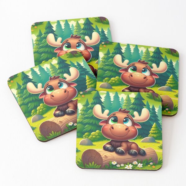 Item preview, Cute Moose , Cute Animal Inspired Design designed and sold by GPrint001.