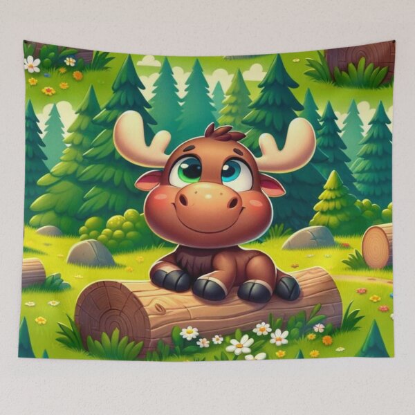 Item preview, Cute Moose , Cute Animal Inspired Design designed and sold by GPrint001.
