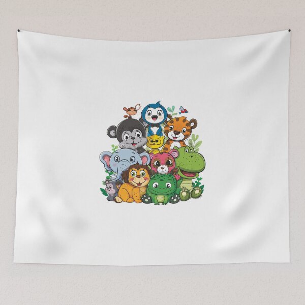 Item preview, Adorable Animal Cartoons Tee designed and sold by sinisamaric1.