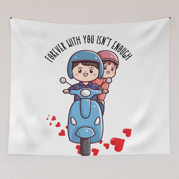 Item preview, Forever with you isn't enough - Pibubear designed and sold by DunuStore.