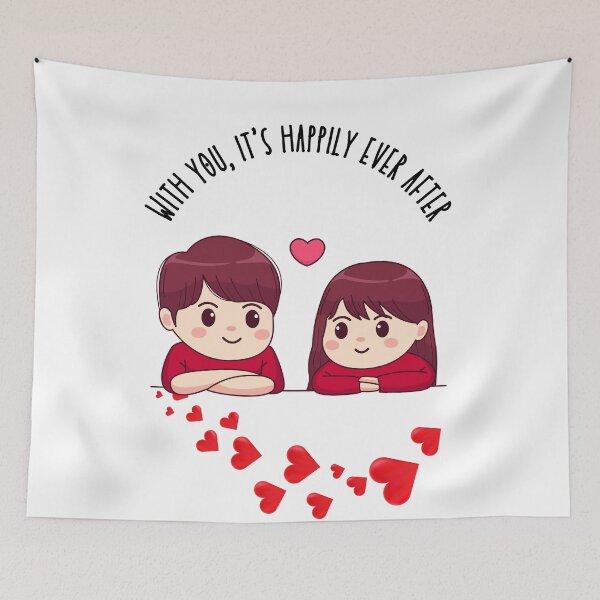 Item preview, With you, it's happily ever after - Pibubear designed and sold by DunuStore.