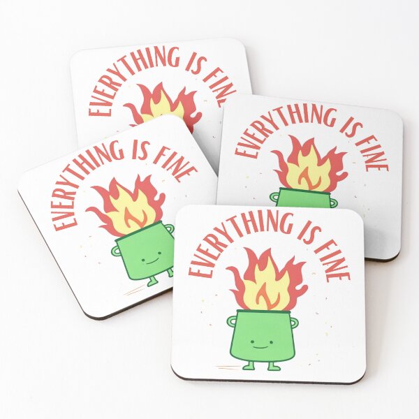 Item preview, EVERYTHING IS FINE designed and sold by yourgirlclaudia.