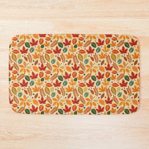 Item preview, Vector illustration of a Seamless pattern of autumn colorful leaves in Phoenician design designed and sold by fotoryum.