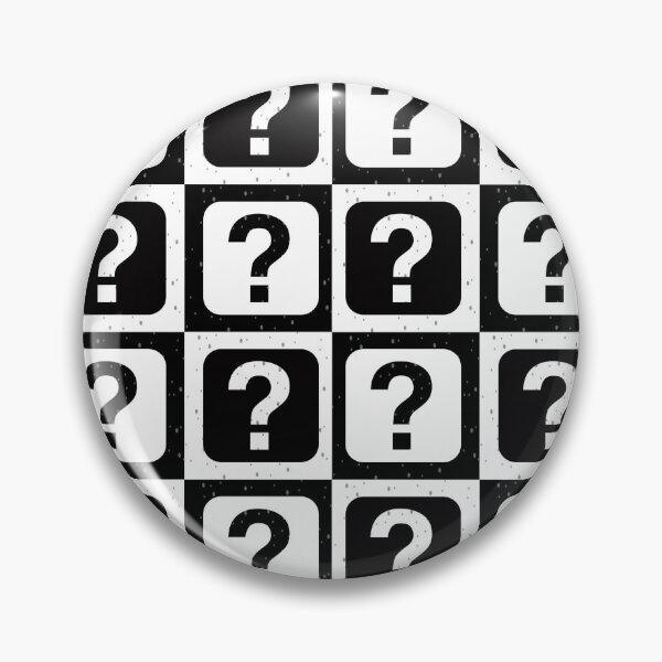 Item preview, Black White Why Question Mark Checkered Background designed and sold by PatternTitan.