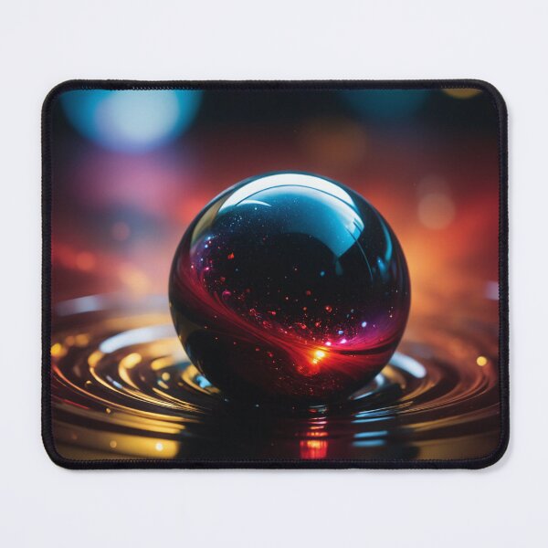 Item preview, A beautiful orb floating on a swirling vortex of beautiful black thick glutinous liquid designed and sold by Giuseppe Cammino.