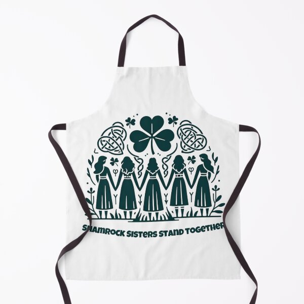 Item preview, Shamrock Sisters Stand Together: St. Patrick's Day and International Women's Day design combination designed and sold by Ayman Toumarti.