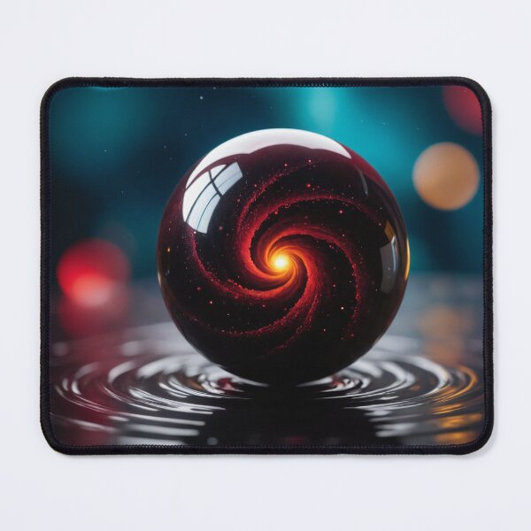 Item preview, A beautiful orb floating on a swirling vortex of beautiful black thick glutinous liquid designed and sold by Giuseppe Cammino.