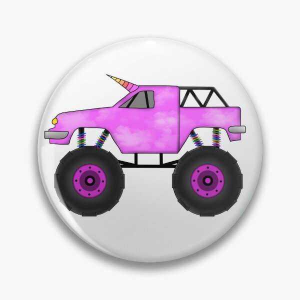 Item preview, Pink Unicorn Monster Truck designed and sold by FLOdesignAUS.