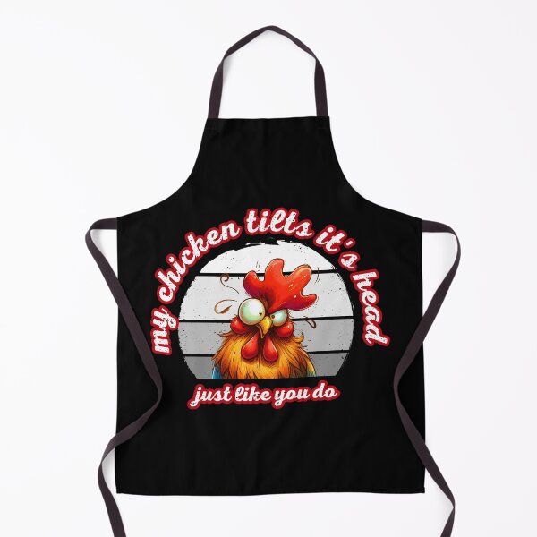 Item preview, My chicken tilts it's head just like you do Funny Chicken Gifts designed and sold by byMartha.