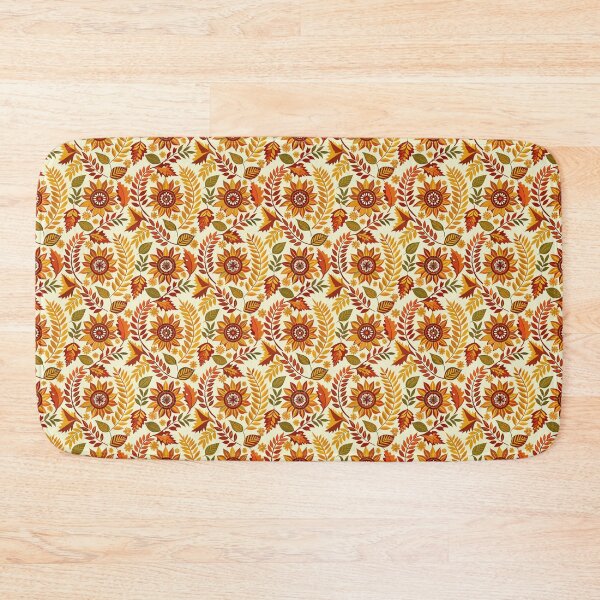 Item preview, Vector illustration of a Seamless pattern of autumn colorful leaves in Phoenician design designed and sold by fotoryum.