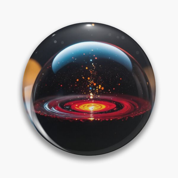 Item preview, A beautiful orb floating on a swirling vortex of beautiful black thick glutinous liquid designed and sold by Giuseppe Cammino.