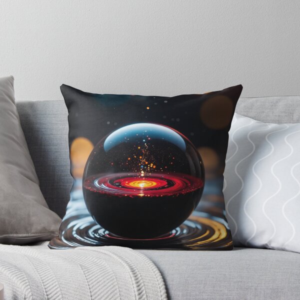 Item preview, A beautiful orb floating on a swirling vortex of beautiful black thick glutinous liquid designed and sold by Giuseppe Cammino.