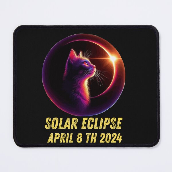 Item preview, View Totality April 8 2024 Astronomy Cat Lover Solar Eclipse designed and sold by BOUCHERIT amine.