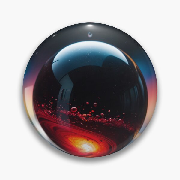 Item preview, A beautiful orb floating on a swirling vortex of beautiful black thick glutinous liquid designed and sold by Giuseppe Cammino.
