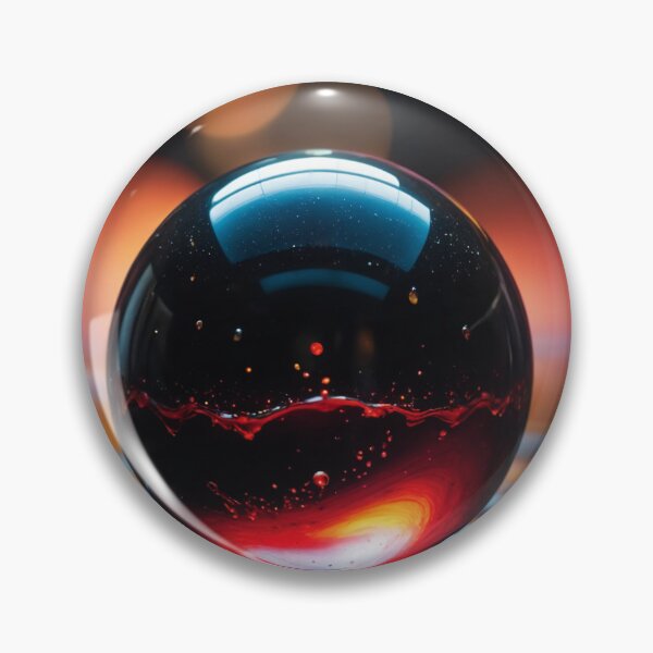 Item preview, A beautiful orb floating on a swirling vortex of beautiful black thick glutinous liquid designed and sold by Giuseppe Cammino.