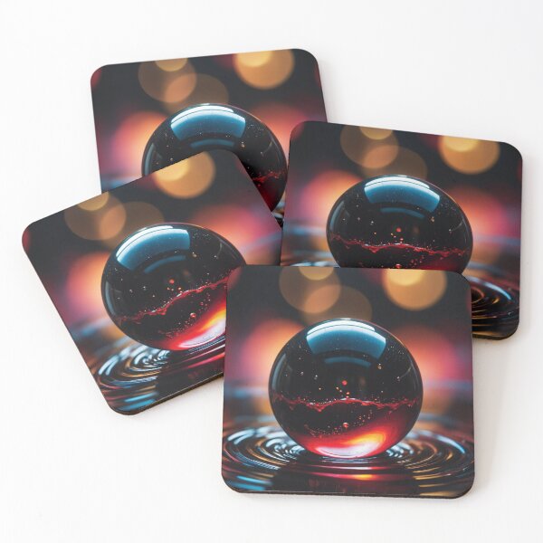 Item preview, A beautiful orb floating on a swirling vortex of beautiful black thick glutinous liquid designed and sold by Giuseppe Cammino.