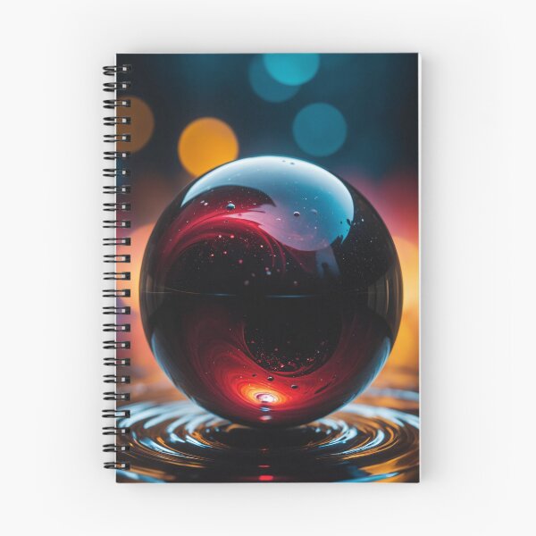 Item preview, A beautiful orb floating on a swirling vortex of beautiful black thick glutinous liquid designed and sold by Giuseppe Cammino.