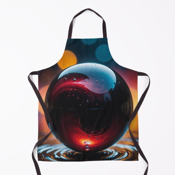 Item preview, A beautiful orb floating on a swirling vortex of beautiful black thick glutinous liquid designed and sold by Giuseppe Cammino.