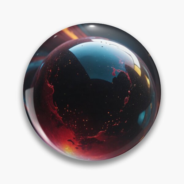 Item preview, A beautiful orb floating on a swirling vortex of beautiful black thick glutinous liquid designed and sold by Giuseppe Cammino.