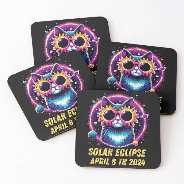 Item preview, View Totality April 8 2024 Astronomy Cat Lover Solar Eclipse designed and sold by BOUCHERIT amine.