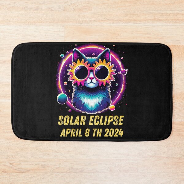 Item preview, View Totality April 8 2024 Astronomy Cat Lover Solar Eclipse designed and sold by BOUCHERIT amine.