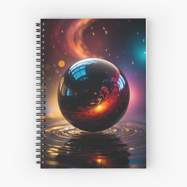 Item preview, A beautiful orb floating on a swirling vortex of beautiful black thick glutinous liquid designed and sold by Giuseppe Cammino.