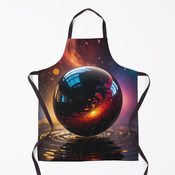 Item preview, A beautiful orb floating on a swirling vortex of beautiful black thick glutinous liquid designed and sold by Giuseppe Cammino.