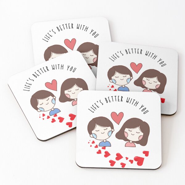 Item preview, Life's better with you - Pibubear designed and sold by DunuStore.