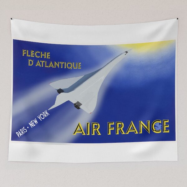 Item preview, Fleche D'Atlantique Vintage Style Concorde Poster designed and sold by Speedbirddesign.