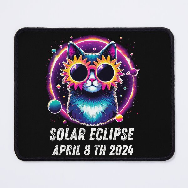 Item preview, View Totality April 8 2024 Astronomy Cat Lover Solar Eclipse designed and sold by BOUCHERIT amine.
