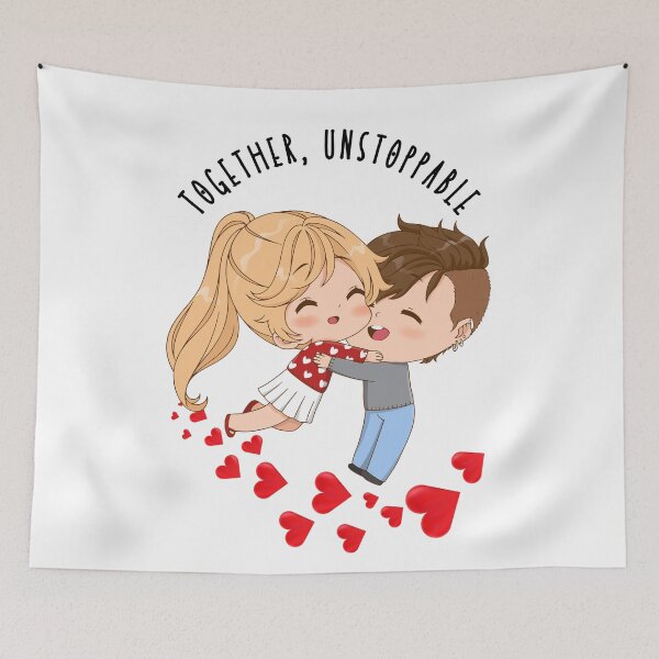 Item preview, Together, unstoppable - Pibubear designed and sold by DunuStore.