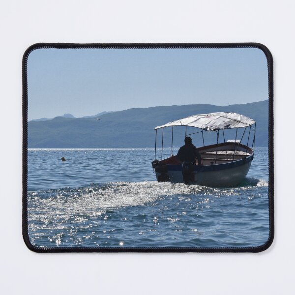 Water Taxi, Lake Ohrid, North Macedonia Mouse Pad