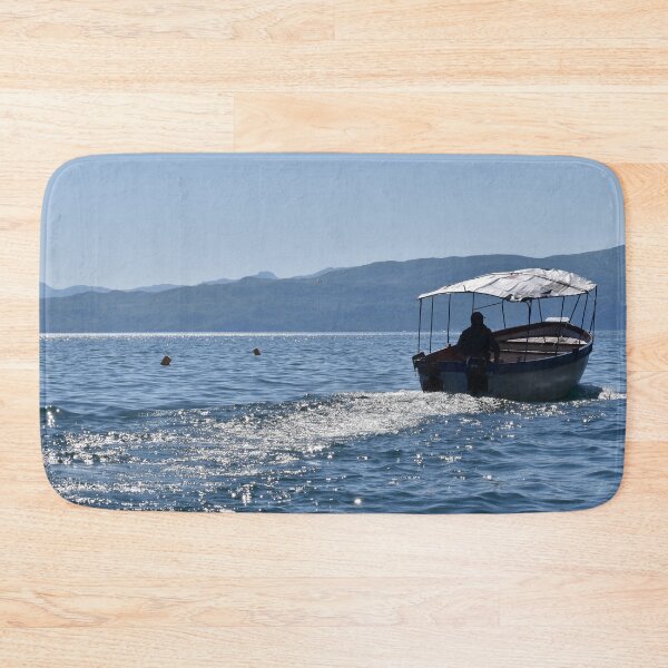 Item preview, Water Taxi, Lake Ohrid, North Macedonia designed and sold by Karen  Espig.