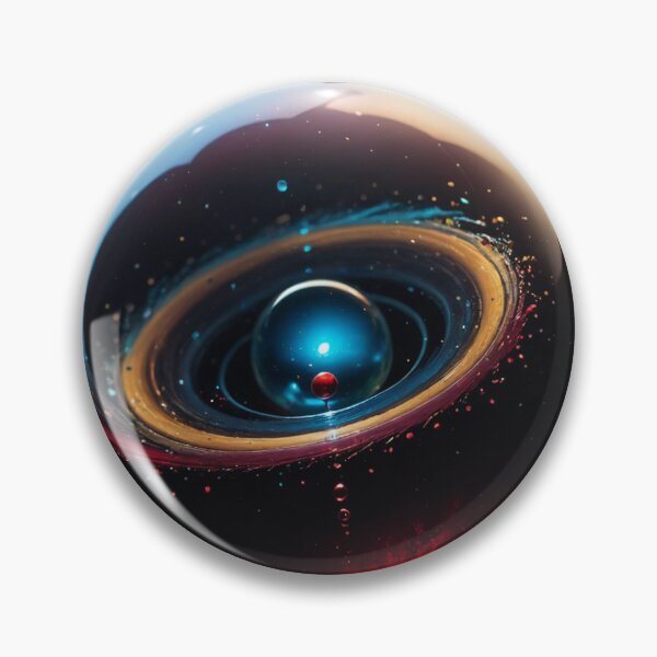 Item preview, A beautiful orb floating on a swirling vortex of beautiful black thick glutinous liquid designed and sold by Giuseppe Cammino.