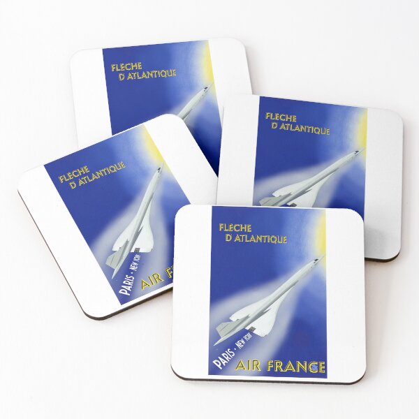 Item preview, Fleche D'Atlantique Vintage Style Concorde Poster designed and sold by Speedbirddesign.