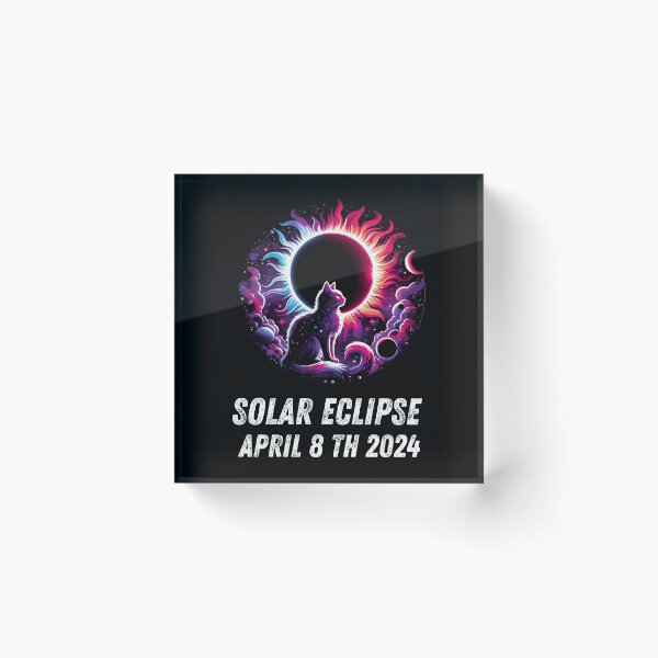 Item preview, View Totality April 8 2024 Astronomy Cat Lover Solar Eclipse designed and sold by BOUCHERIT amine.
