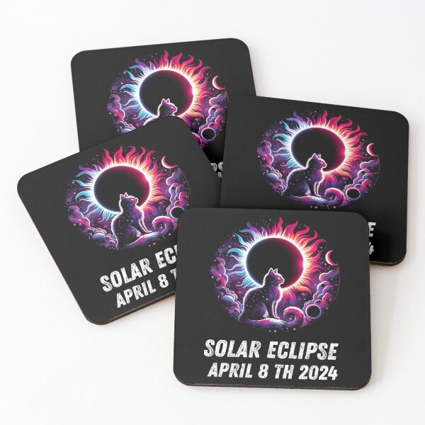 Item preview, View Totality April 8 2024 Astronomy Cat Lover Solar Eclipse designed and sold by BOUCHERIT amine.