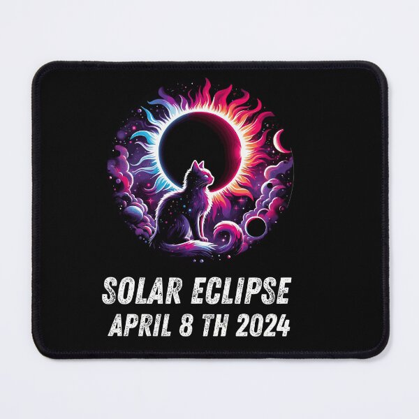 Item preview, View Totality April 8 2024 Astronomy Cat Lover Solar Eclipse designed and sold by BOUCHERIT amine.