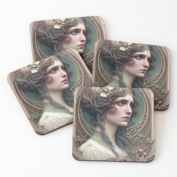 Item preview, Nouveau Portrait designed and sold by BiancaDPetals.